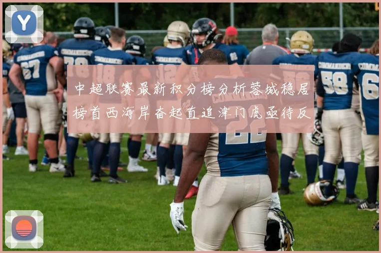 中超联赛最新积分榜分析蓉城稳居榜首西海岸奋起直追津门虎亟待反弹